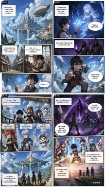 Multi-Page Comic Creation Prompt
