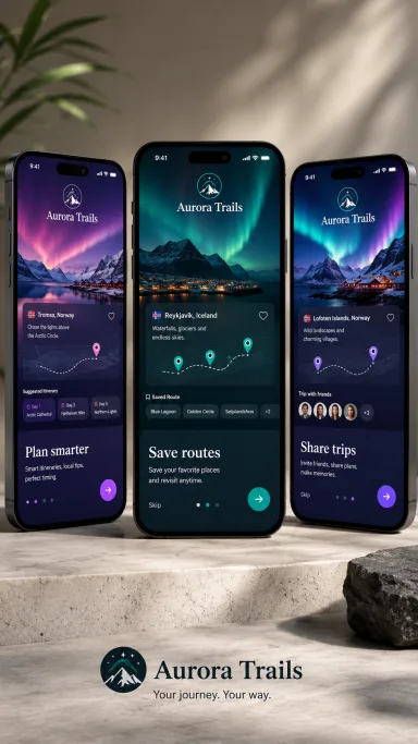 Aurora Travel App Onboarding