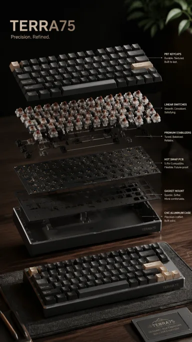 Mechanical Keyboard Product Shot