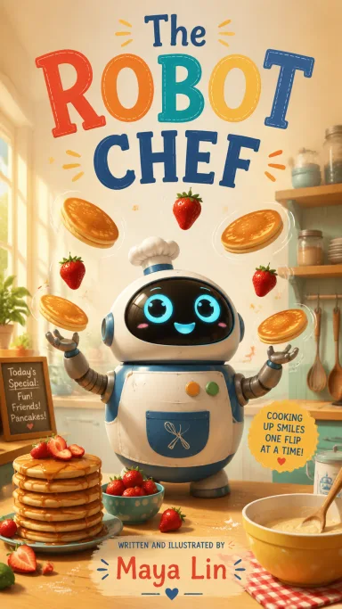 Robot Chef Kids Book Cover