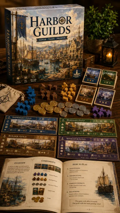 Board Game Box Mockup